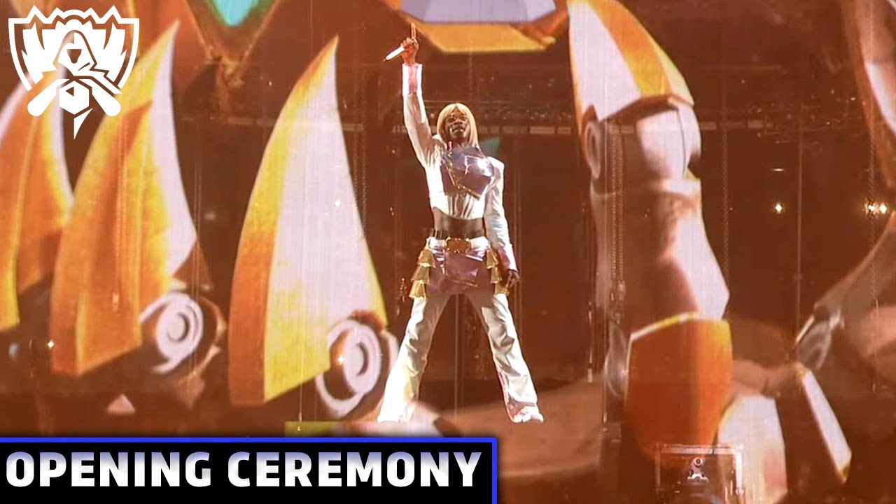 Worlds 2022 Finals FULL Opening Ceremony ft. Lil Nas X, Jackson Wang & More | LoL Esports Moments
