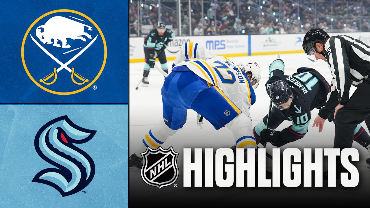 Sabres vs. Kraken | NHL Highlights | December 14, 2025