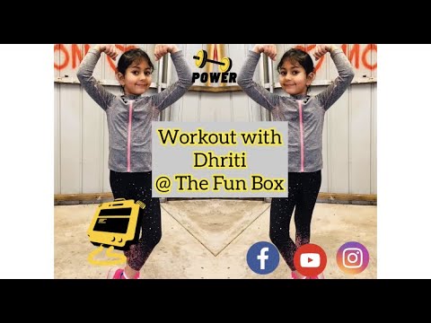 Workout with Dhriti# Kids home activities # Kids home fun# Fitness