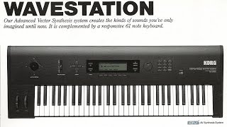 Video thumbnail for KORG Wavestation Vector Synthesizer (1990) sound demo by RetroSound