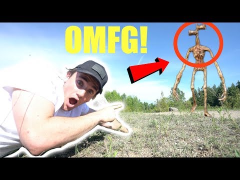 We hunted the REAL Siren Head and you won't believe what happened! (He attacked us) (He is HUGE!!)