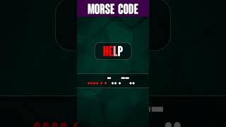Download lagu HELP in Morse Code #shorts 📢 mp3 Download lagu HELP in Morse Code #shorts 📢 mp3