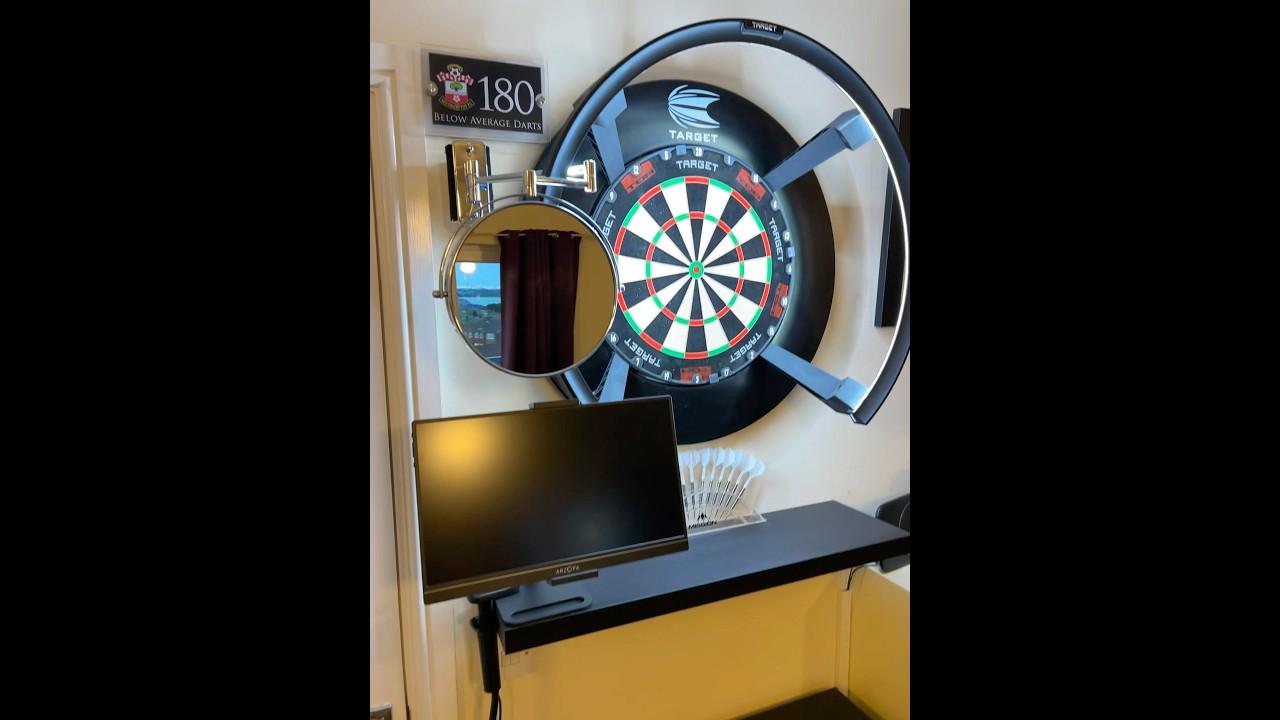 Rate my darts set up! Let me know if there is anything that can be improved #darts #shortsfeeds