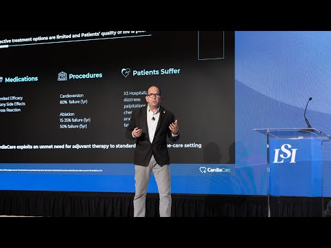 Amos Ziv, CardiaCare - Neuromodulation Device to Treat Atrial Fibrillation | LSI USA '24
