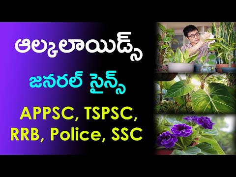 ఆల్కలాయిడ్స్ | Plant Alkaloids in Telugu