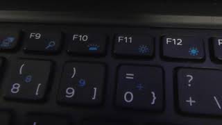 Activate Backlit keyboard. Dell Latitude E7450