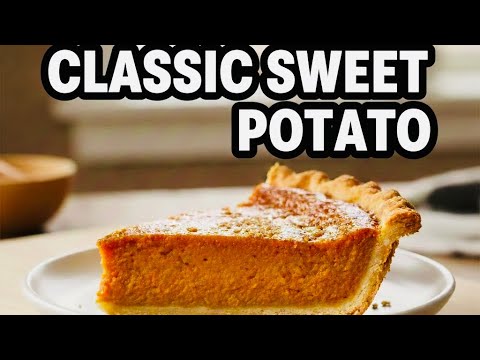 How to Make Sweet Potato Pie That WON'T Crack! (The Creamiest Easy Southern Step-by-Step Recipe)