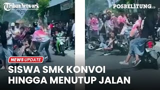 Download lagu Siswa SMK Konvoi Rayakan Kelulusan Hingga Menutup Jalan mp3