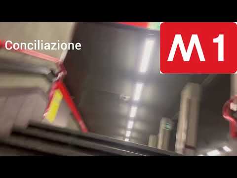 Metro 1 tour Milano pagano e conciliazione in direzione sesto 1º maggio fs