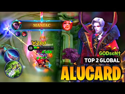 MANIAC! Alucard Best Build 2023 [ Alucard Gameplay Top Global ] By Godѕєn† - Mobile Legends