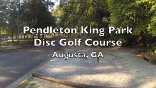 preview picture of video 'Flying Tour - Pendleton King Park Disc Golf Course'