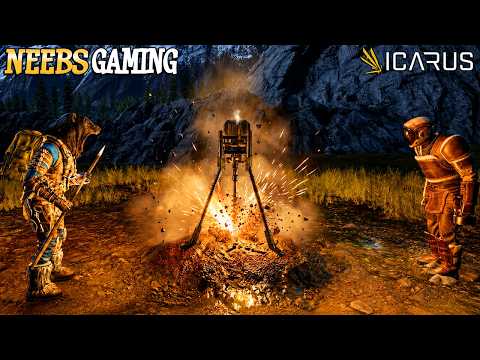 We Built Our First Mining Drill Icarus