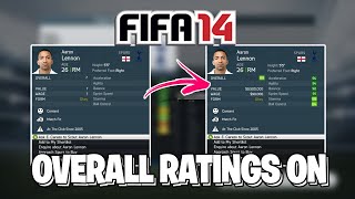 FIFA 14 OVERALL RATINGS SHOWN (PHYSYCAL, MENTAL, SKILL ATTRIBUTES, PLAYER INFORMATION)