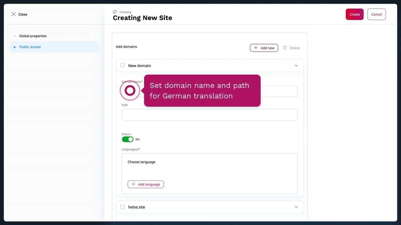 Ibexa DXP Multisite management