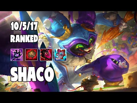 SHACO - 10/5/17 RANKED | Patch 25.11