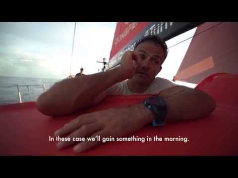 Leg 4 - Day 11 - Watch the dolphins leading Dongfeng out of the Doldrums