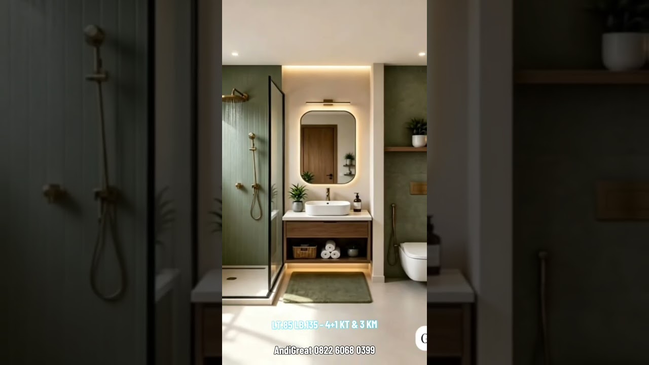 Murah Banget Rumah Gress 100% Baru Plus Interior Modern Minimalis, 4+1 KT & 3 KM Siap Huni di Bintaro Serpong