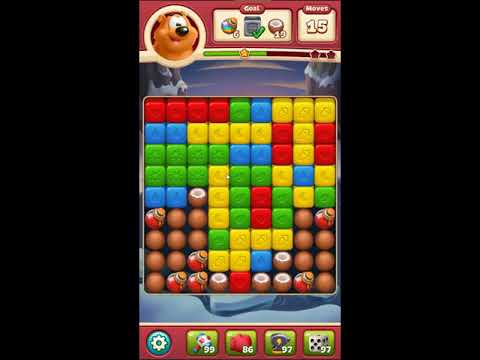 Toon Blast Level 3605 - NO BOOSTERS 🐻🐺🐱 | SKILLGAMING ✔️