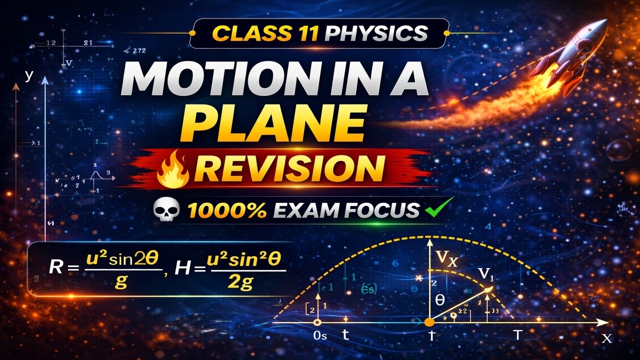 CBSE Class 11 || Physics || Motion in a Plane || Animation || in English