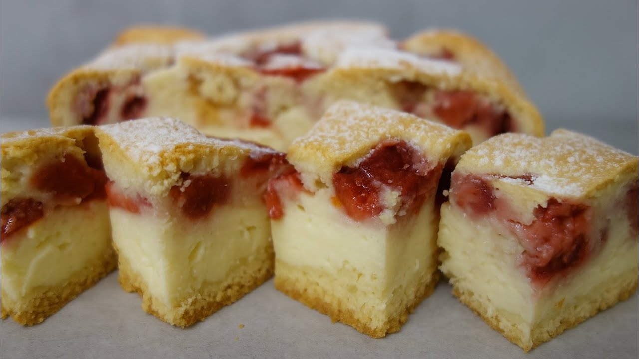 Ciasto z Truskawkami i Serem – Przepis Szybki i Sprawdzony