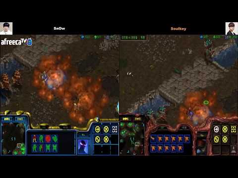 스타1 StarCraft Remastered 1:1 (DUEL FPVOD) SnOw 장윤철 (P) vs Soulkey 김민철 (Z) Fighting Spirit 투혼