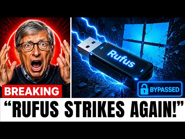 Rufus JUST DESTROYED Windows 11 As Millions Watch Microsoft COLLAPSE! SDDEFAULT Thumbnail