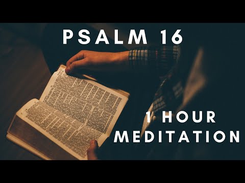 Enjoy the Peace of PSALM 16 | 1 Hour Repeat | Bible Verse Meditation | Fall Asleep to God's Word