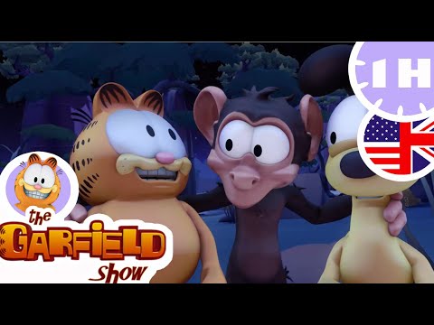 🦓Garfield visits the animals of Africa!🦁- The Garfield Show