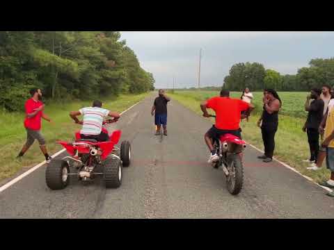 Honda trx 450 4 wheeler vs Honda crf450 dirtbike