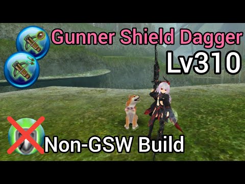 Gunner Shield Dagger Hybrid Lv310 Build | Toram Online