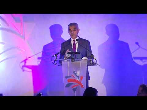 Mayor of London Sadiq Khan speaks at the Board of Deputies annual dinner 2018