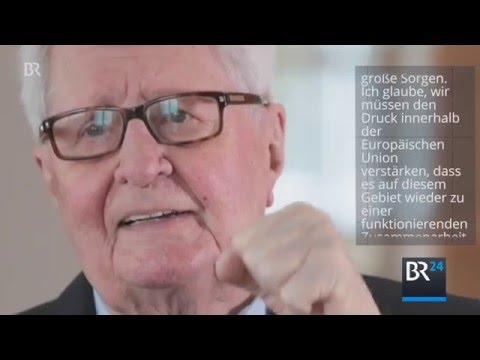 Hans-Jochen Vogel: "Wir müssen den Druck innerhalb der EU verstärken" | BR24