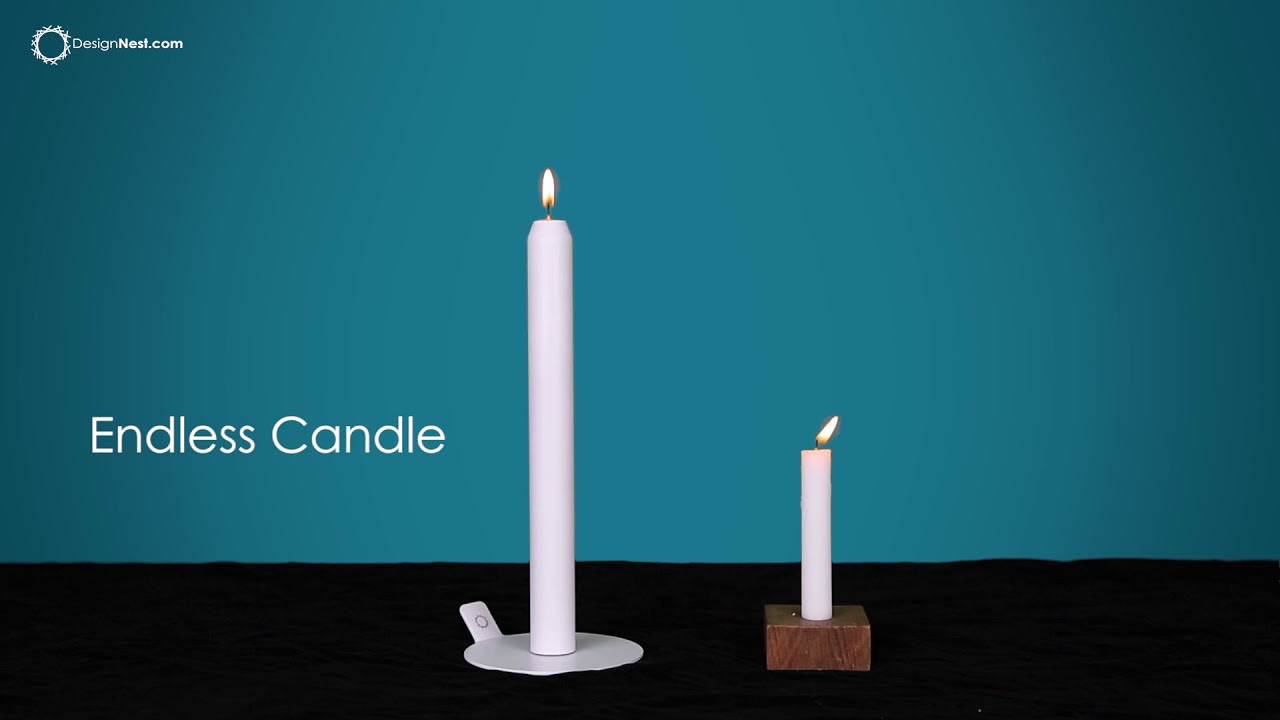 CandleHolder |LuneDot| - The Infinity Candle - DesignNest.com