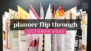 OCTOBER PLANNER FLIP THROUGH 2025 :: Completed Planner Pages in a Frankenplanner Setup