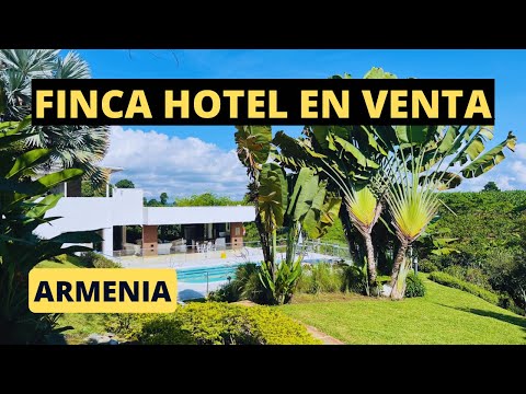 Hermosa finca hotel en venta Armenia Quindio con SPA Y BOLERA