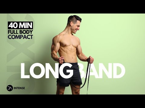 40 min COMPACT Full body RESISTANCE BAND workout | No Attaching | Combo & Normal Sets