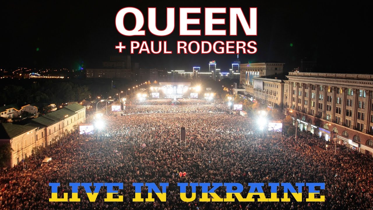 Queen + Paul Rodgers: Live In Ukraine 2008. YouTube Special. Raising funds for Ukraine Relief. thumnail