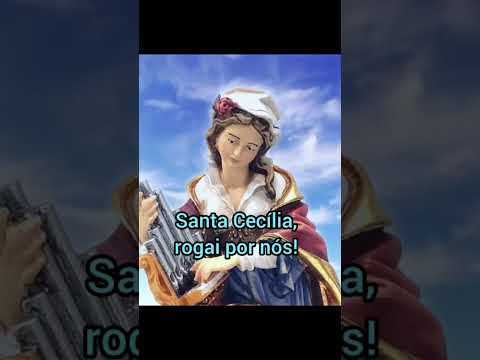 SANTA CECÍLIA, ROGAI POR NÓS! #shorts #portugal #gratidão #mensagem #fe #paz #maria #prece #quaresma