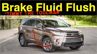Toyota Highlander Brake Fluid Flush