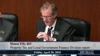 House Property Tax and Local Government Finance Division - part 2  4/20/18