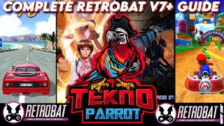 Retrobat V7.2 Teknoparrot Complete Beginners Setup 2025 #retrobat #teknoparrot #emulator