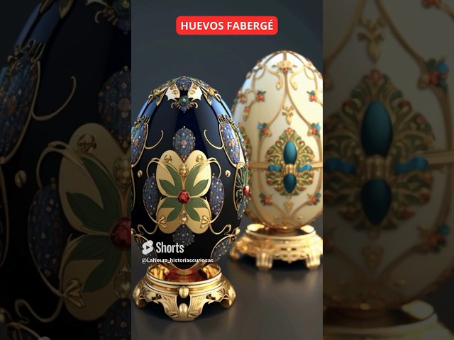 Vídeo relacionado con danila-souvenirs Huevo al estilo Fabergé / caja de joya con leones y corona del emperador 7,5 cm azul