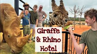 Longneck Manor in Texas! Stay at a Giraffe and Rhino Hotel in the USA