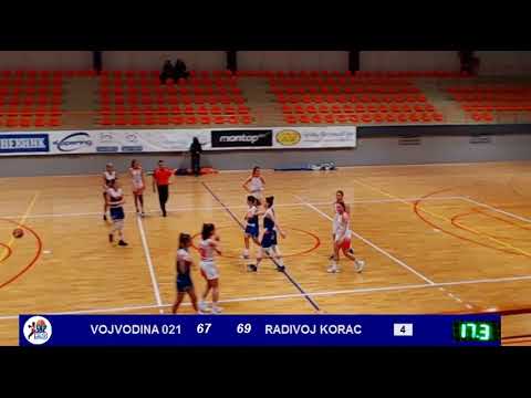 1ZLS 12. kolo / ŽKK Vojvodina 021 - ŽKK Radivoj Korać