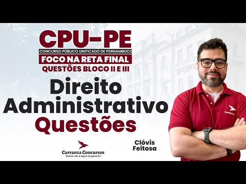 CPU-PE Administrative Law Exam: Commented Questions | Test and Answer Key