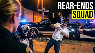 He Rear-Ends Her Squad Car… and she Ends it INSTANTLY