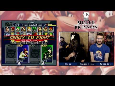 Super Melee Pression #4 - Raoul (Falco & Fox) vs. Makenshi (Marth) - Winners Final