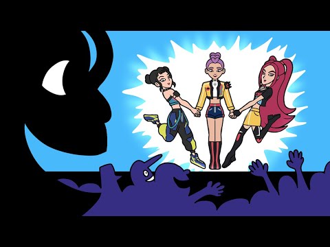 The KPOP Demon Hunters (Powerpuff Girls Intro)