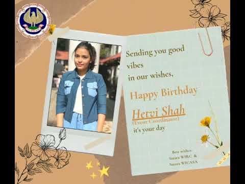 Happy #Birthday to our Active #EventCoordinator Ms Hetvi Shah | We all love you and greatful to you