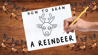 ✏️🦌 How to Draw a Reindeer | Simple Art Tutorial for Kids | Directed Drawing | Twinkl USA